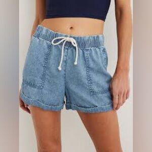 Aerie High Waisted Tie Waist Short